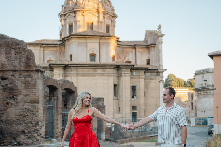 Rome: Private Editorial Shoot at Trevi Fountain or Colosseum Early Morning Trevi Fountain: 30-Minute Private Shoot