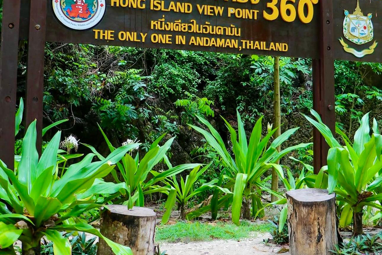 Hong Islands, Emerald Lagoon & 360° Viewpoint Day Tour Longtail Boat (Scenic & Relaxed Experience)