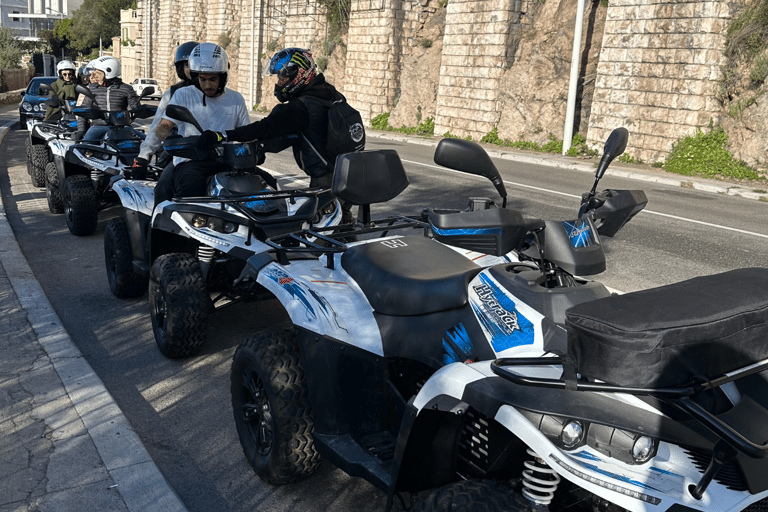 NICE MED ELEKTRISK QUAD:Panoramatur från Nice med mellanmål