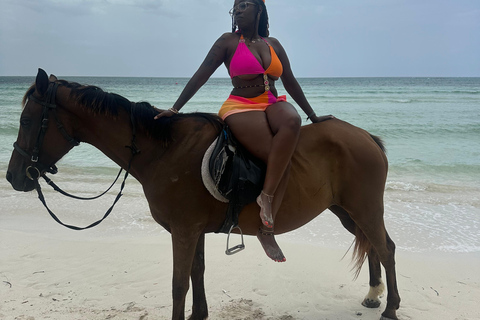 Montego Bay: Horseback Riding Dunn’s River Fall and Shopping