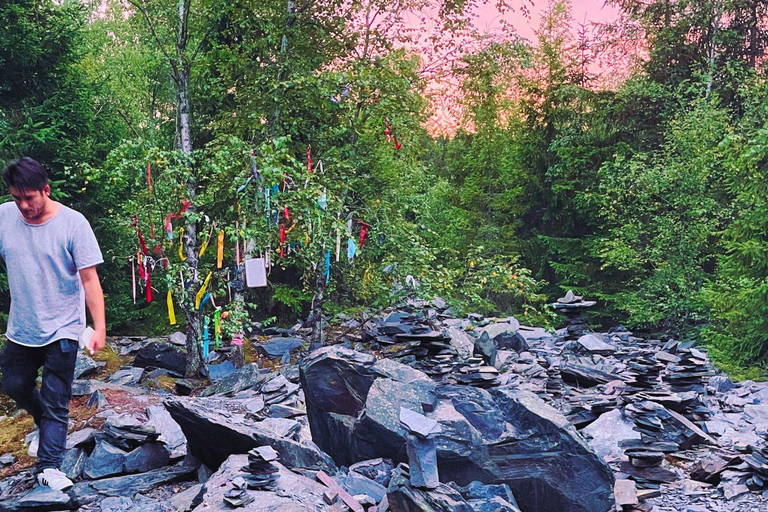 Staatsbruch Lehesten: Circular hike around the lake, treasure legend & criminal case Staatsbruch Lehesten: Circular hike around the lake, legends and anecdotes