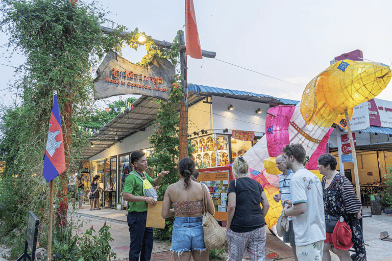 Siem Reap: Countryside Bike Tour & Evening Foodie Full-Day Haft Day: Evening Food Tour