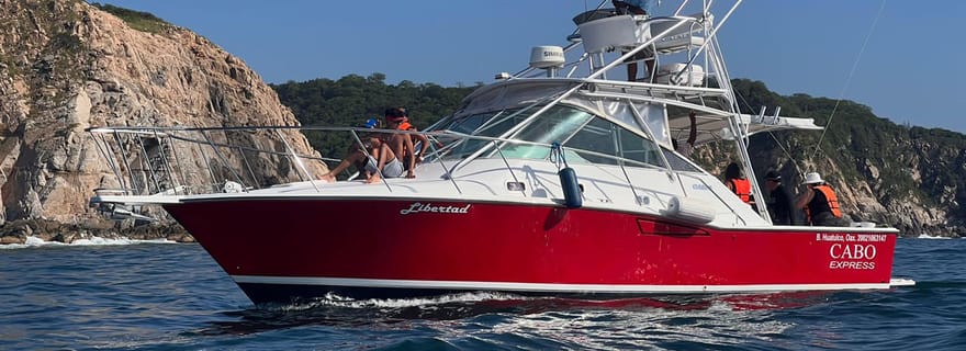 Au départ de Huatulco : Pêche sportive en yacht de luxe