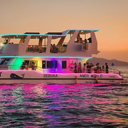 Boracay: Shared Trimaran Ocean Party with Live DJ Onboard