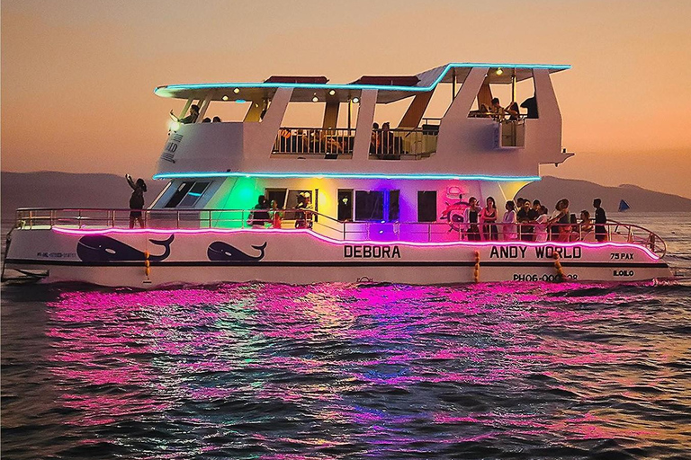 Boracay: Shared Trimaran Ocean Party with Live DJ Onboard