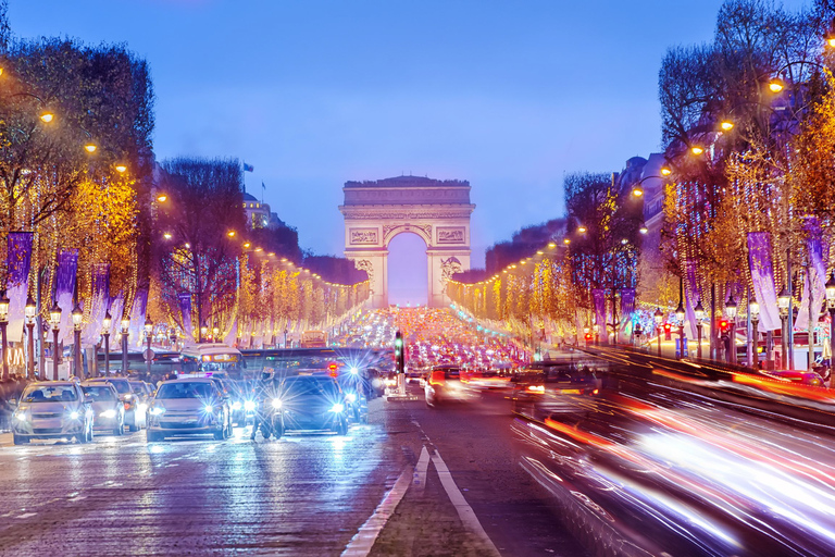 From London: Paris, Louvre, Notre Dame, Eiffel Tower & Lunch 3-course lunch at Eiffel Tower, Notre Dame + Standard class
