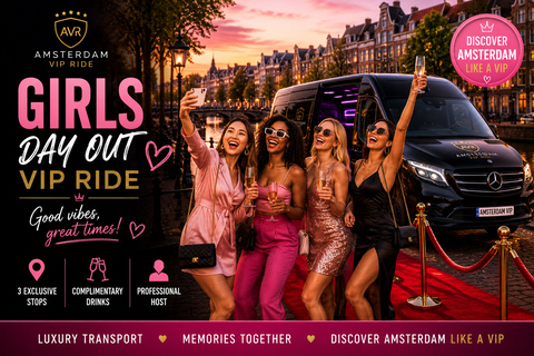 Amsterdam: Mercedes Bus Sightseeing with Photo Stops