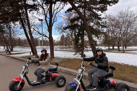 Grand City Tour on Electric Trike in Prague - Live Guided 1.5 Hour : 2 persons on 1 Trike