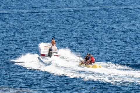 Baie de Makadi : Bateau en verre et parachute ascensionnel avec sports nautiquesBateau en verre et parachute ascensionnel avec les sports nautiques
