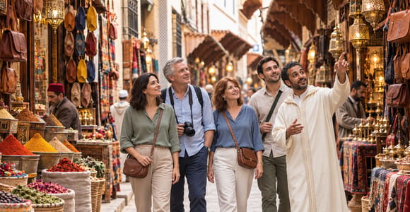 Fez: Tannery, Madrasa, Artisans & Medina Tour with Tea Break