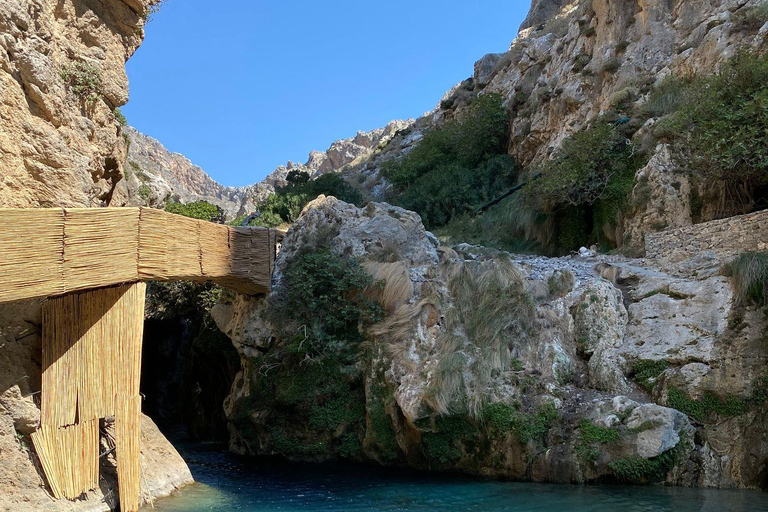 Heraklion: Kourtaliotiko Gorge, Preveli Beach Tour & Kalypso
