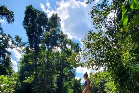 From San Juan: Zip Line, River and Luquillo Beach tour