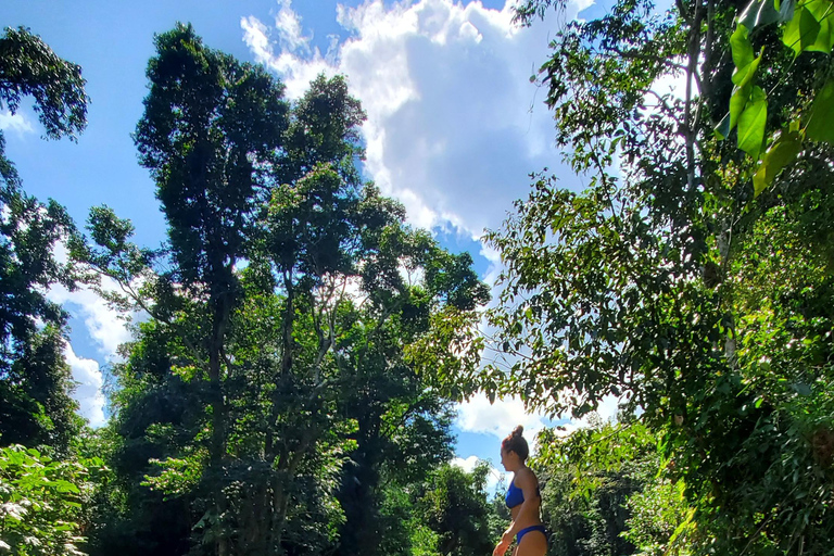 From San Juan: Zip Line, River and Luquillo Beach tour