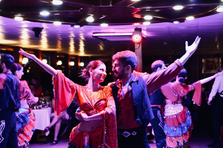 Istanbul: Dinner Cruise & Entertainment with Private Table Dinner Cruise with Alcoholic Drinks and Hotel Transfer