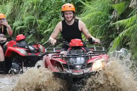 Bali: Przejażdżka ATV z małpim lasem Ubud i wycieczką do Tegalalang