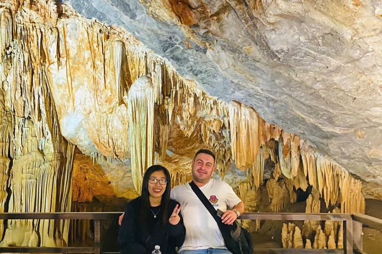 Phong Nha Cave & Paradise Cave: Guided Tour Boat & Explore Group Tour with Drop-Off in Hue