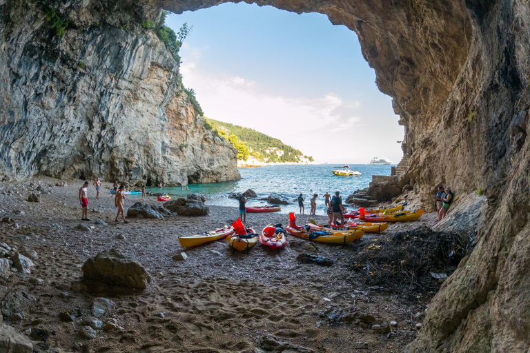 Dubrovnik: Passeio de caiaque e mergulho com snorkel à tarde