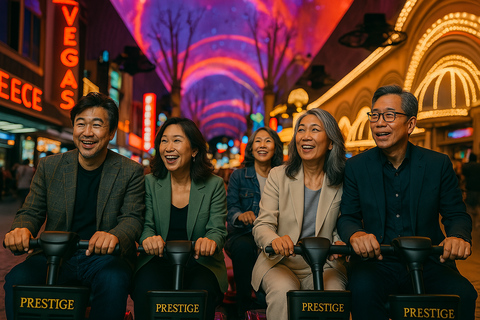 Las Vegas Strip: tour en scooter de movilidad con almuerzoLas Vegas Strip: recorrido en scooter eléctrico con almuerzo incluido