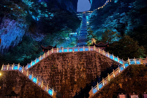 Tianmen Mountain Afternoon Tour & Optional Fox Fairy Show Option A: Tianmen Ticket + Transfers