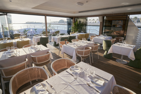 Dubai’s Best Dinner Cruise: Michelin Chef Menu & Live Show Upper Deck Seating