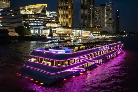 Bangkok: Crociera con cena di lusso sul fiume Chao Phraya
