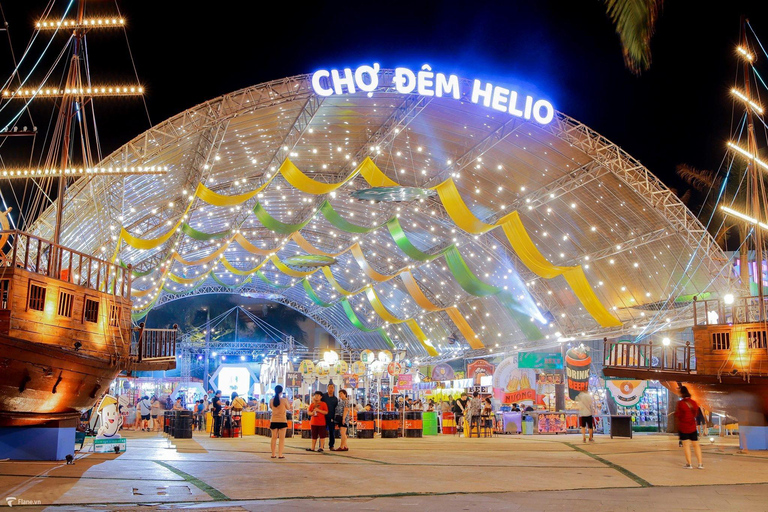 Visite nocturne privée de Da Nang : Marché, visites et croisière