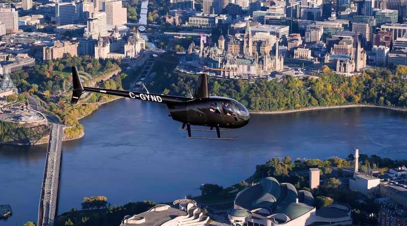 Ottawa: Passeio de helicóptero com comentários ao vivo