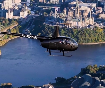 Ottawa: Helikoptervlucht met live commentaar