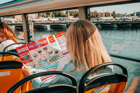 Stockholm: 24 hour Hop On-Hop Off Bus Tour