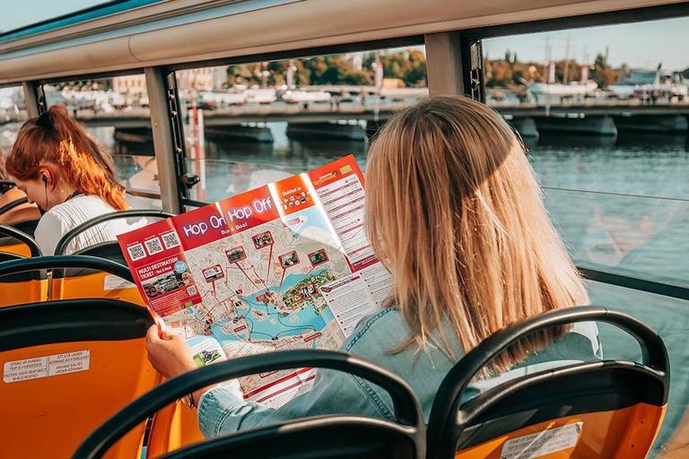 Stockholm: 24 hour Hop On-Hop Off Bus Tour