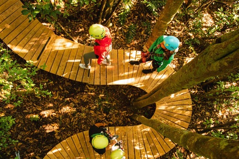 Rotorua Ziplines: Rafting + Hot Pool Combo - FREE Sauna