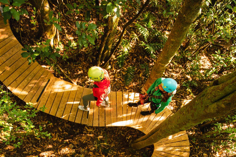 Rotorua Ziplines: Rafting + Hot Pool Combo - FREE Sauna