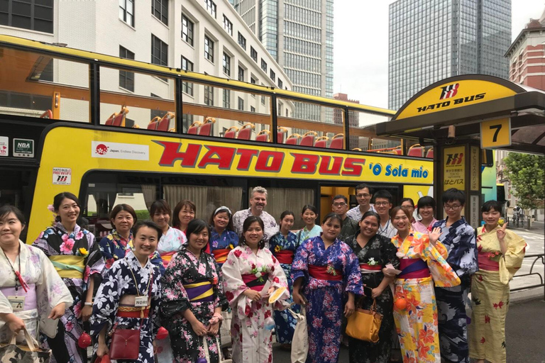 Tokyo: 60min Panoramic Open Top Bus Tour with Audio Guide