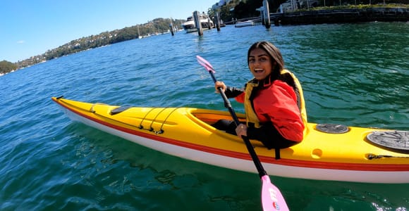 Mosman: Single & Double Kayak Rental Middle Harbour - 1 hour