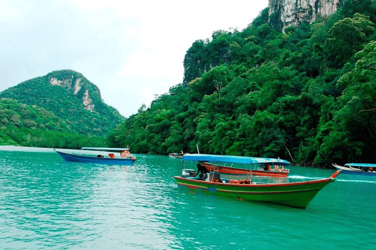 Island Discovery Boat Adventure in Langkawi with Pick Up Island Hopping Adventure with Snorkeling Gear Included
