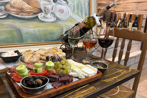 Plovdiv: Wine Tasting with Cheese and Cured Meats Extended Wine Tasting – 5 Tastings