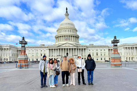 Zwiedzanie Kapitolu i Biblioteki Kongresu z przewodnikiem