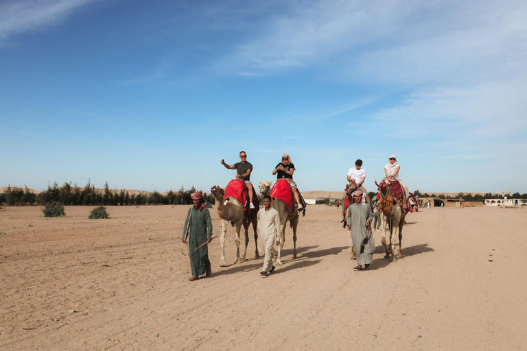 Passeio de camelo com pôr do sol e observação de estrelasServiço de busca no hotel em Hurghada