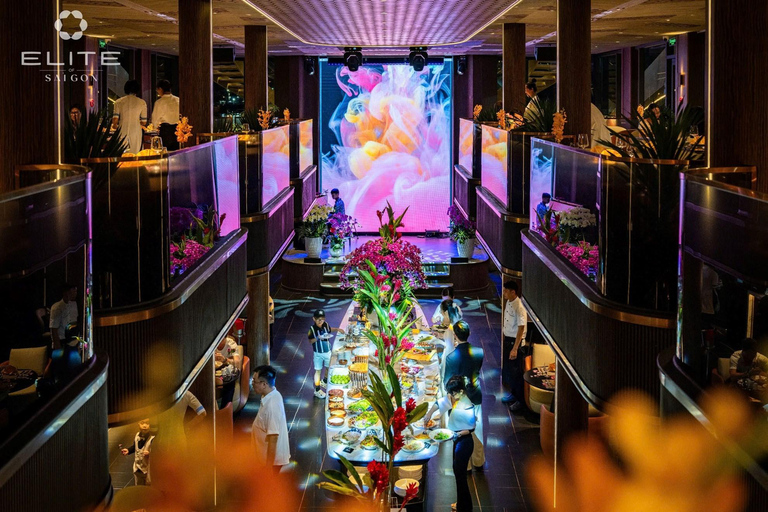 Ho Chi Minh Luxury Dinner Buffet Cruise with DJ & Live Music Buffet Dinner Cruise + Roundtrip Transfer