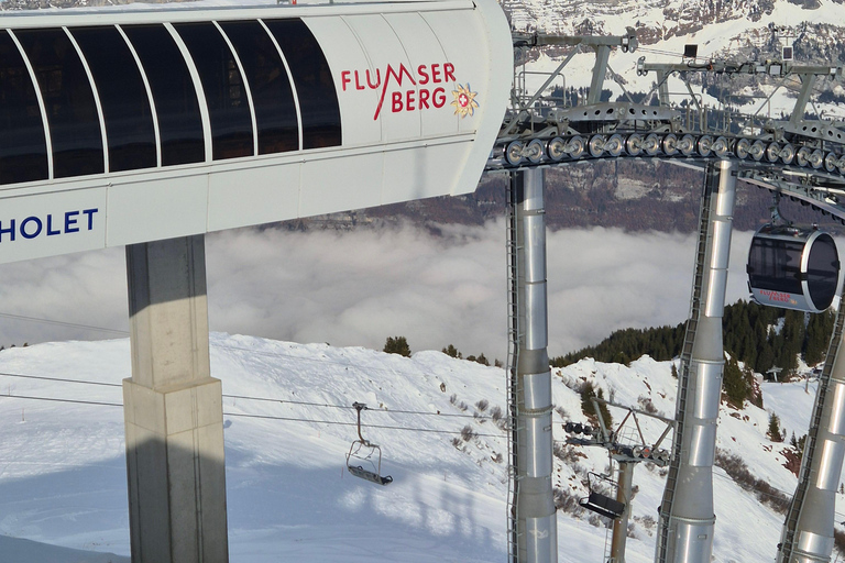 Flumserberg Day Trip: Train + Cable Car + Snow Fun