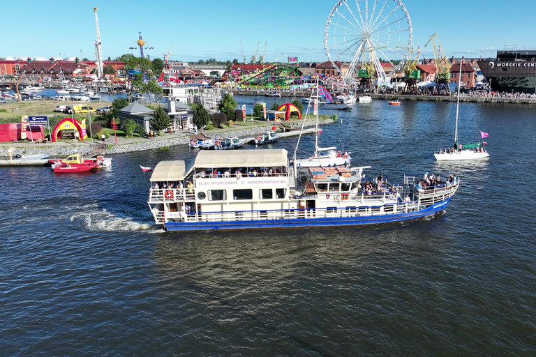 Szczecin: Oder River Harbor Cruise with Audio Guide