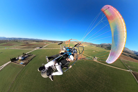 Paramotoring in Ronda (Malaga), near Marbella