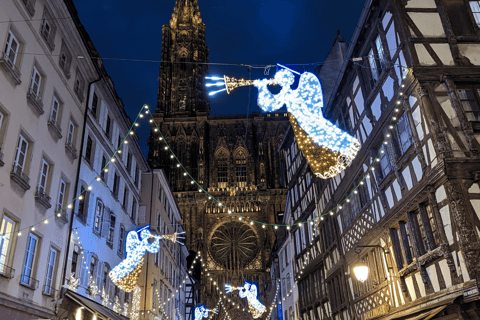 Strasbourg: Christmas Market by Night with Mulled Wine