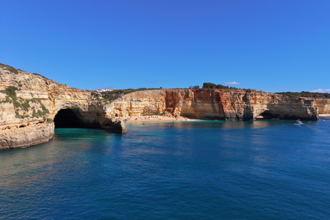 Benagil Cave Tour with Swim Stop, free Drink & Sunset Option Benagil Caves & Coast Boat Tour with Swim Stop and Drink