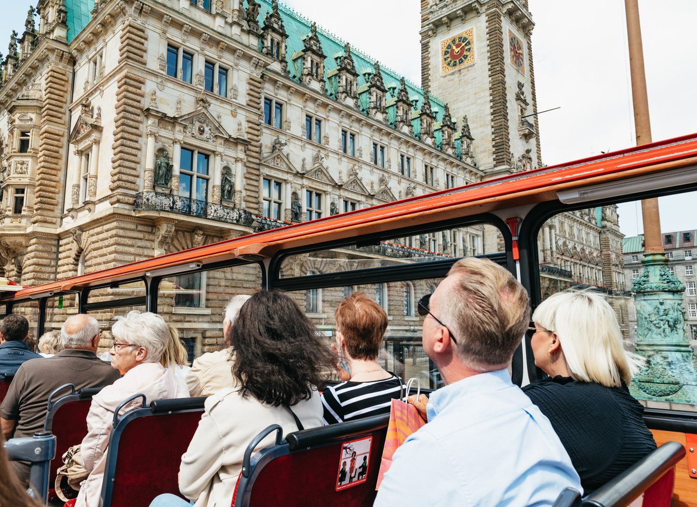 Hamborg: Line A Hop på-/hop af-tur med sightseeing