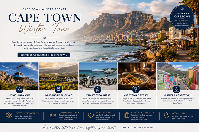 Cape Town: Storm & Soul Winter Experience Camps Bay Sunset to Night