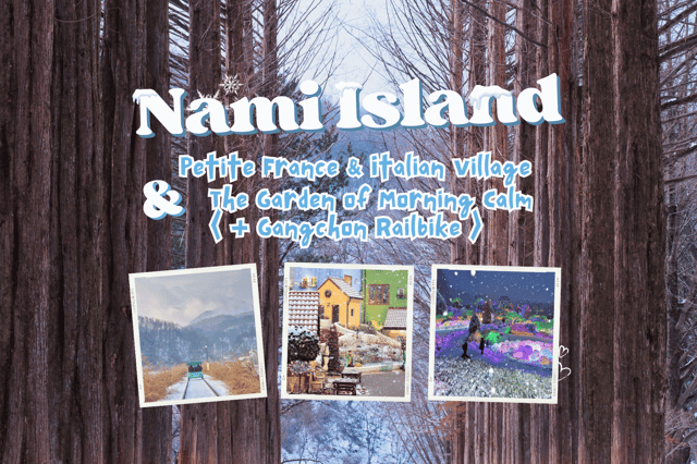 Seoul: Nami Island with Korea Garden & Petite France