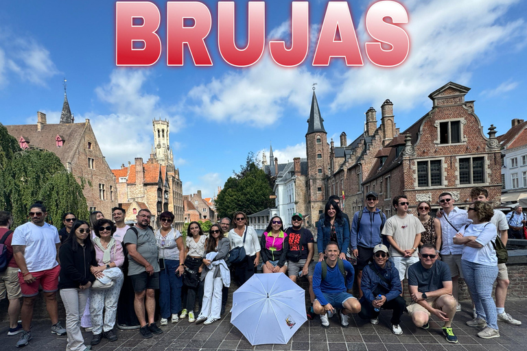 Bruges: Medieval Sightseeing Tour with Chocolate Tasting + Legends Audio Guide