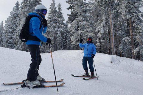 Brasov: Aventura de esqui com um instrutor e um guia experientes