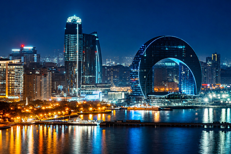 Baku: Evening City Tour with Lights & Panoramic Views